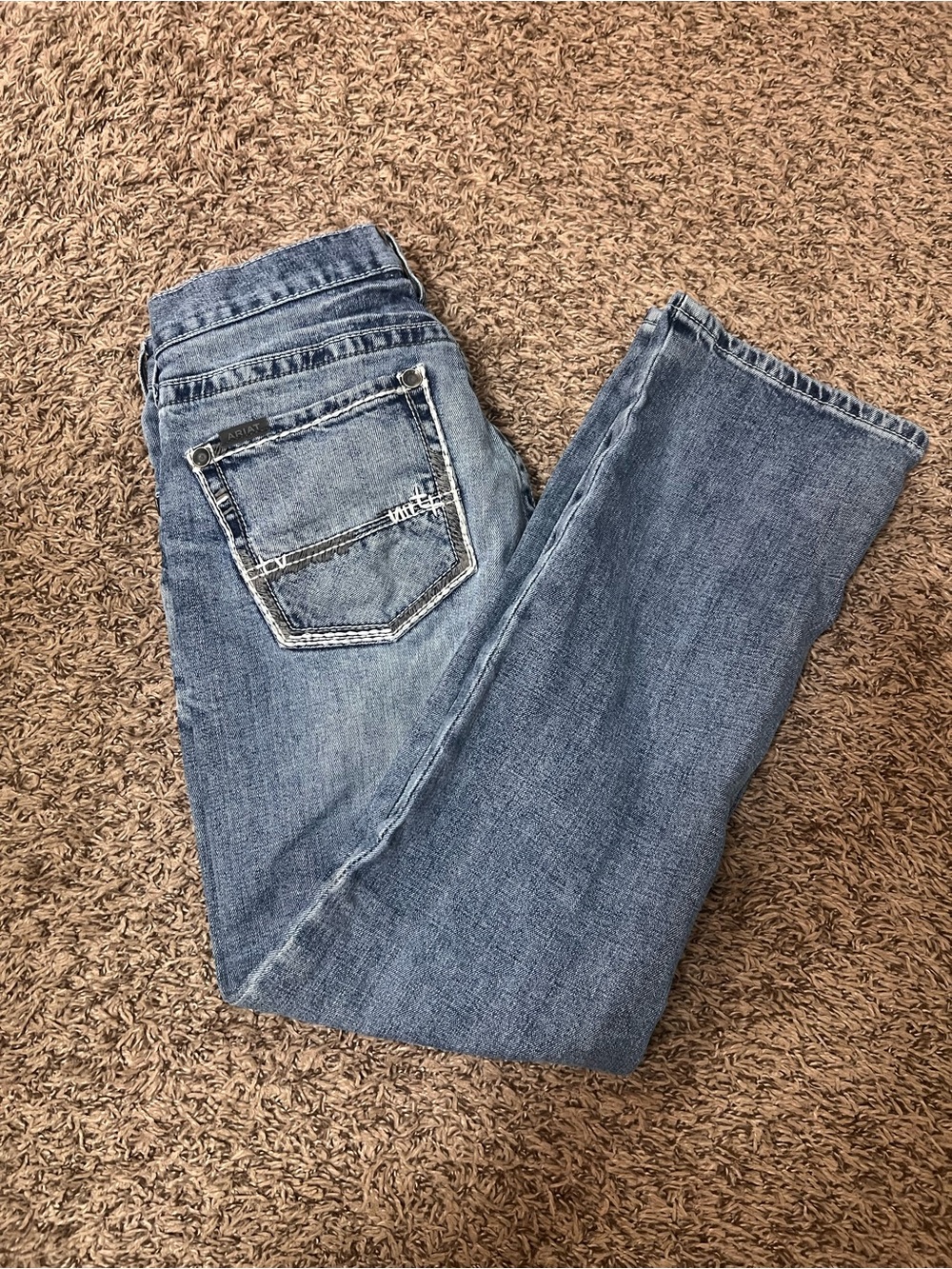 Ariat Light Blue Bootcut Men's Jeans